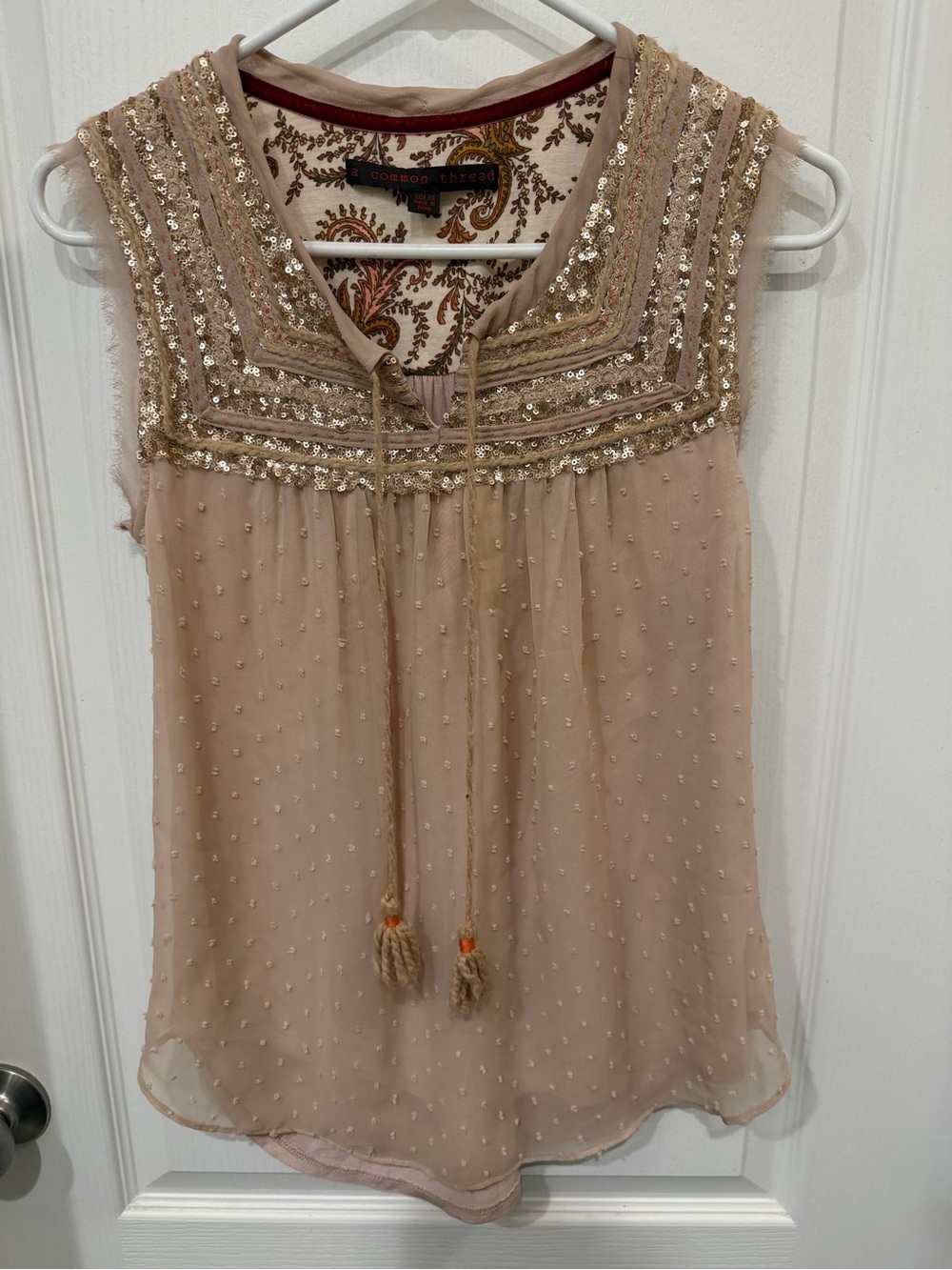 A Common Thread sleeveless blouse